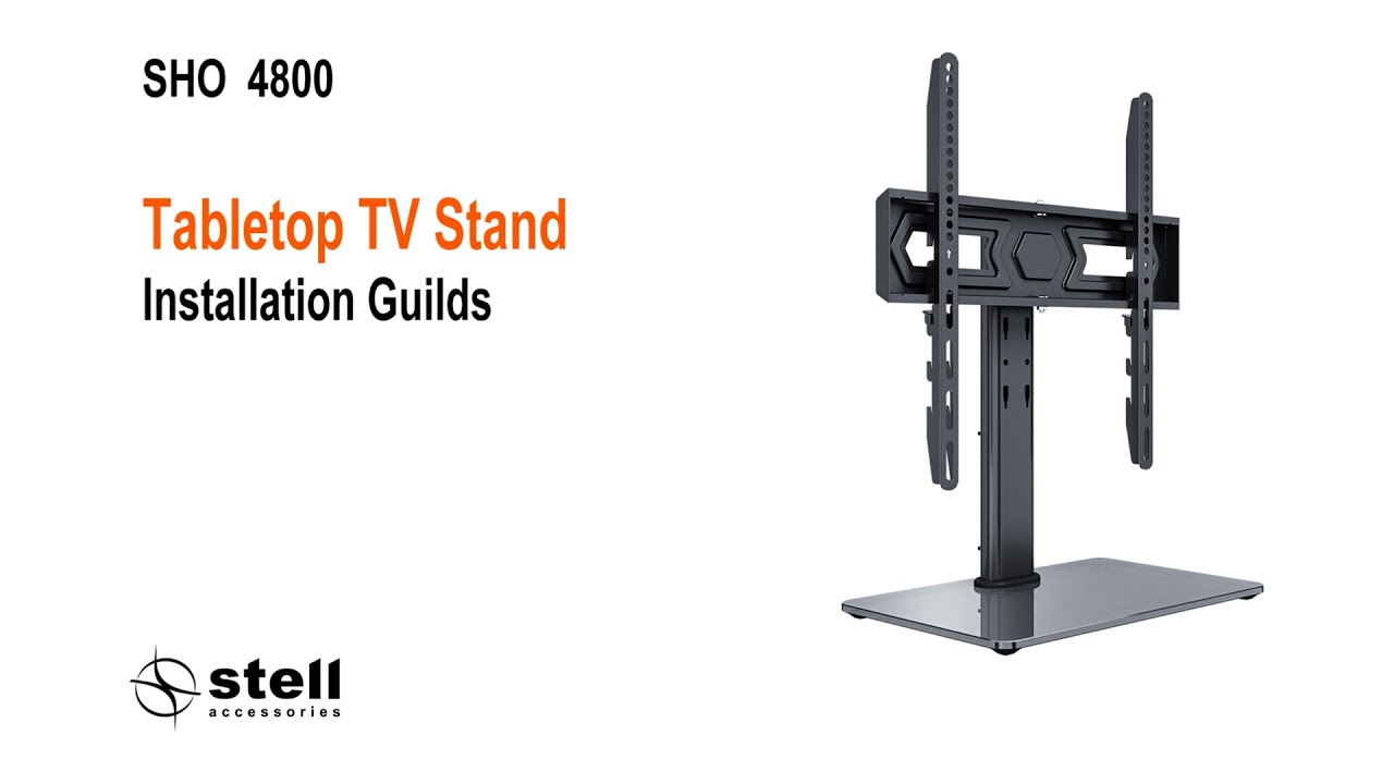 Stell SHO 4800 Stolní TV stojan - Instruktážní video
