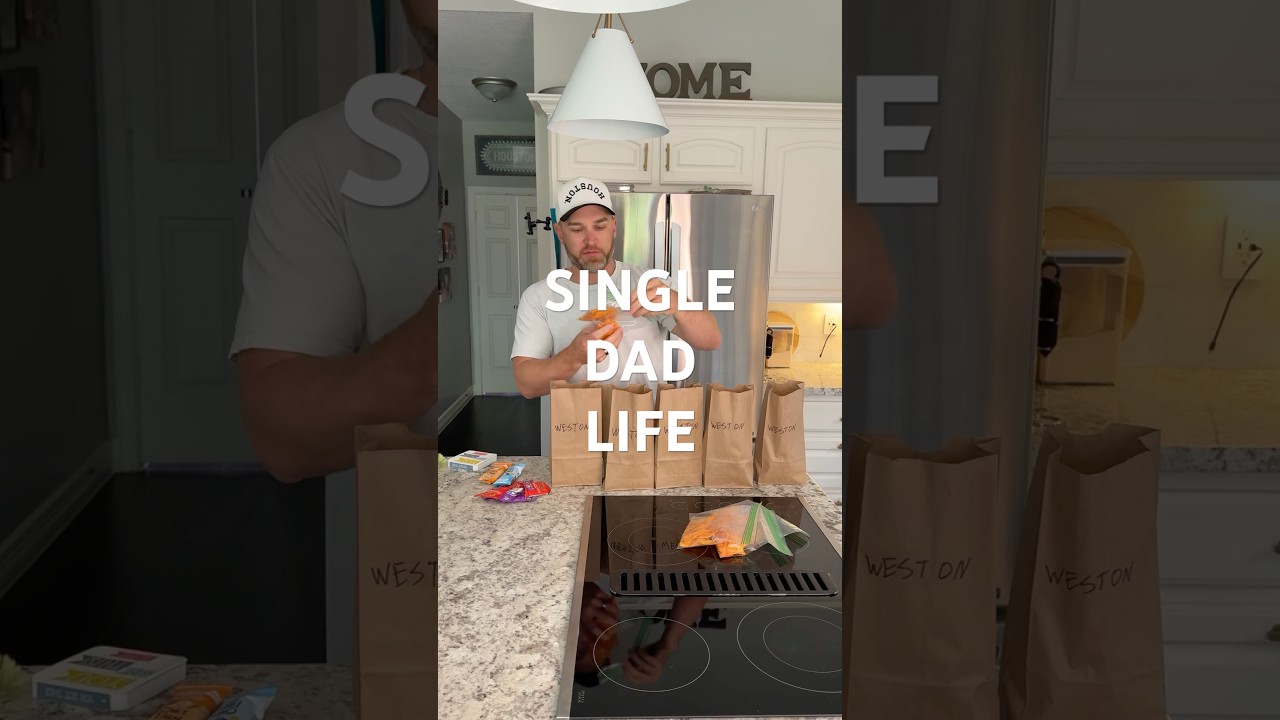 Single dad life! I&rsquo;m slowly perfecting my routine.