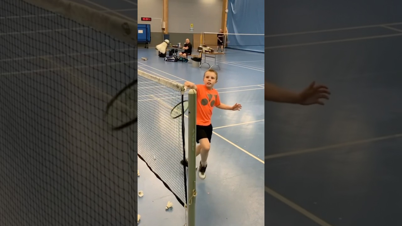 Throwback Badminton Net Shot Training #badminton #throwback #badmintontraining