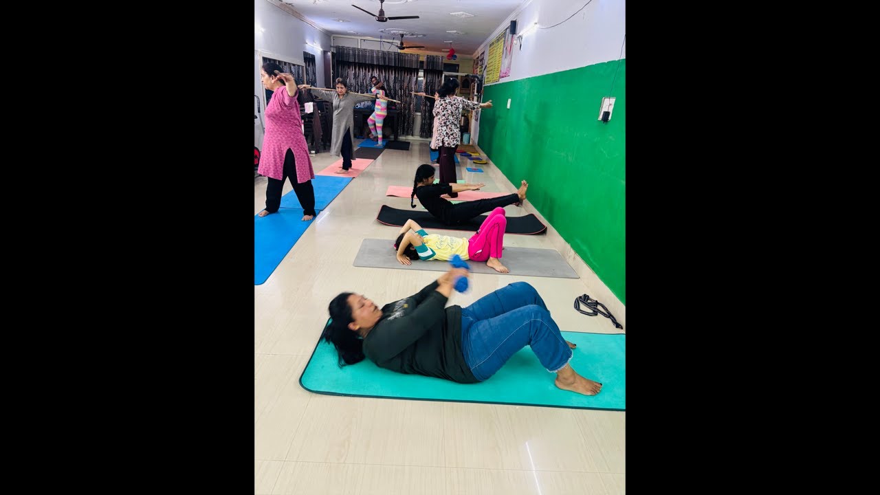 Yoga session for good health and fitness with Dr. Sandhya#seniorcitizens