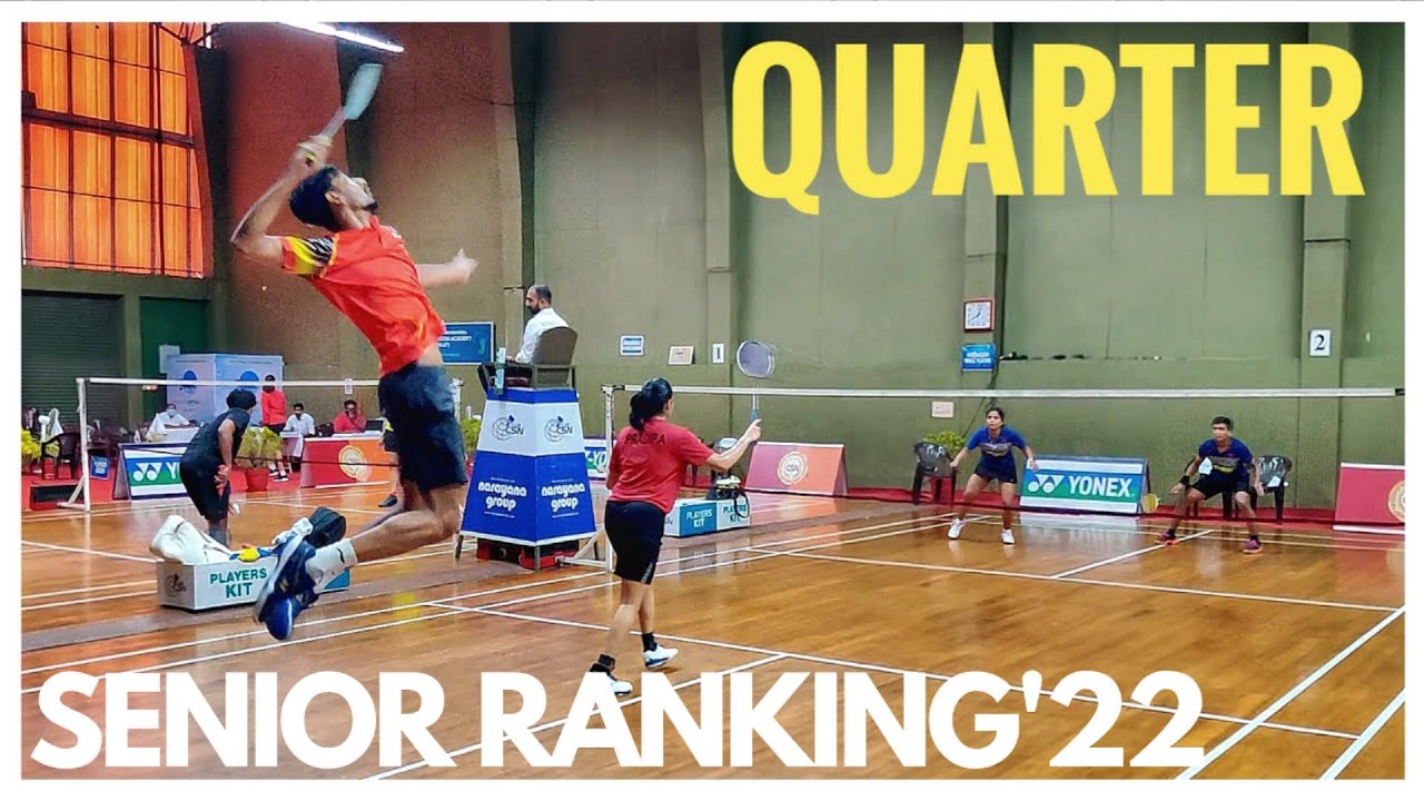 JACOBTHOMAS/ANJALI VS AMAN SURESH/NANDA GHOSH:KERALA STATE RANKING TOURNAMENT MIXED DOUBLES QUARTER