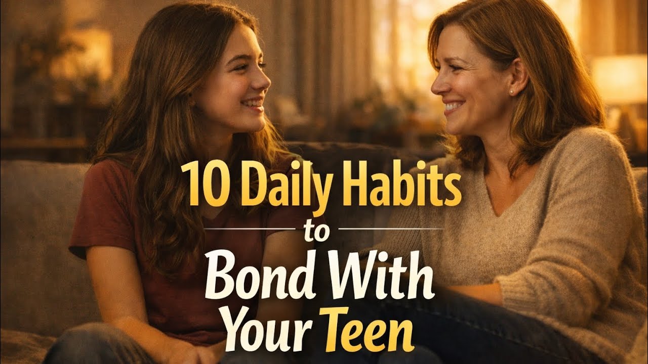 10 Daily Habits to Build Strong Bond With Your Teen