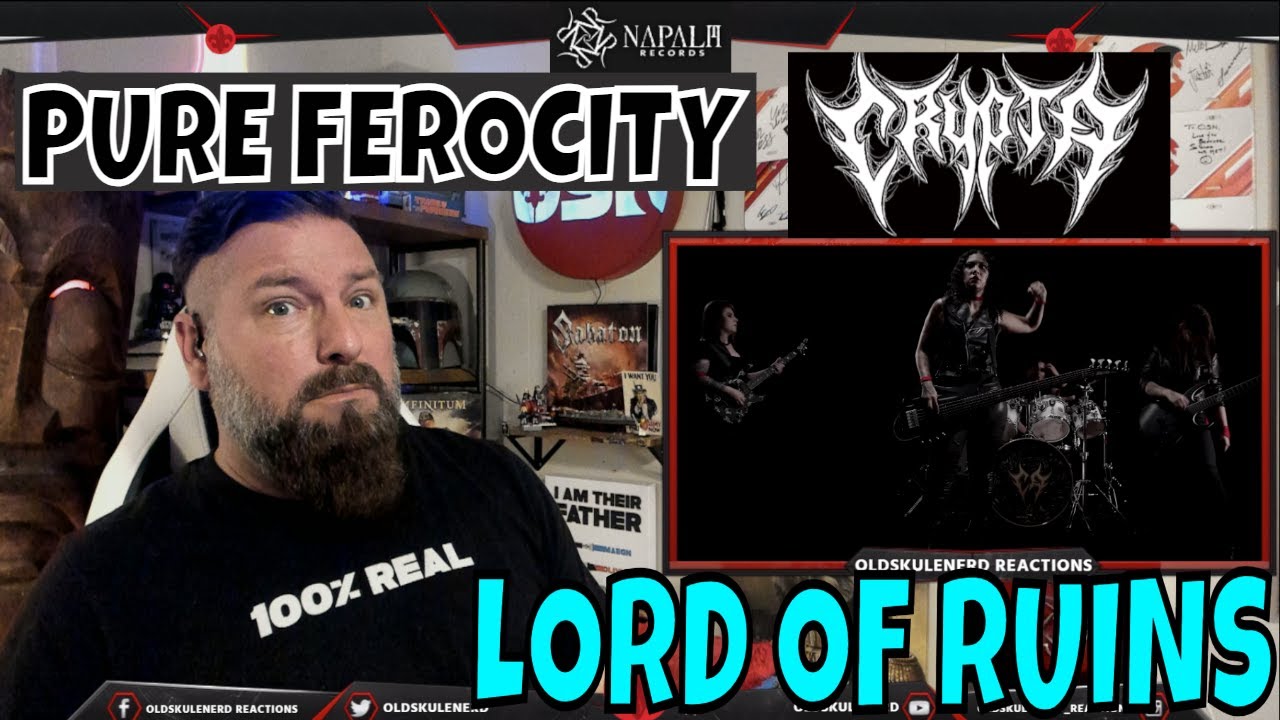 CRYPTA - Lord Of Ruins | Napalm Records | OLDSKULENERD REACTION