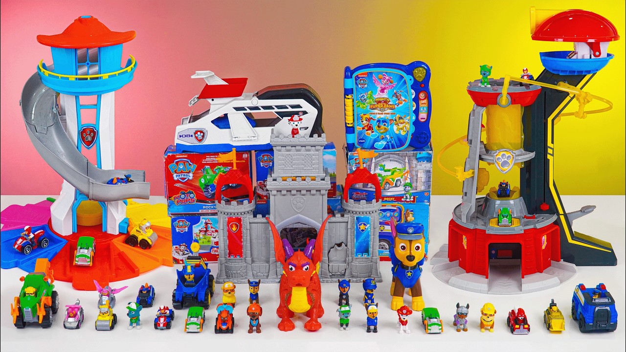 Exclusive Paw Patrol Toys Unboxing Series| Lookout Tower Rescues Toy Collection| Whale Patroller Set