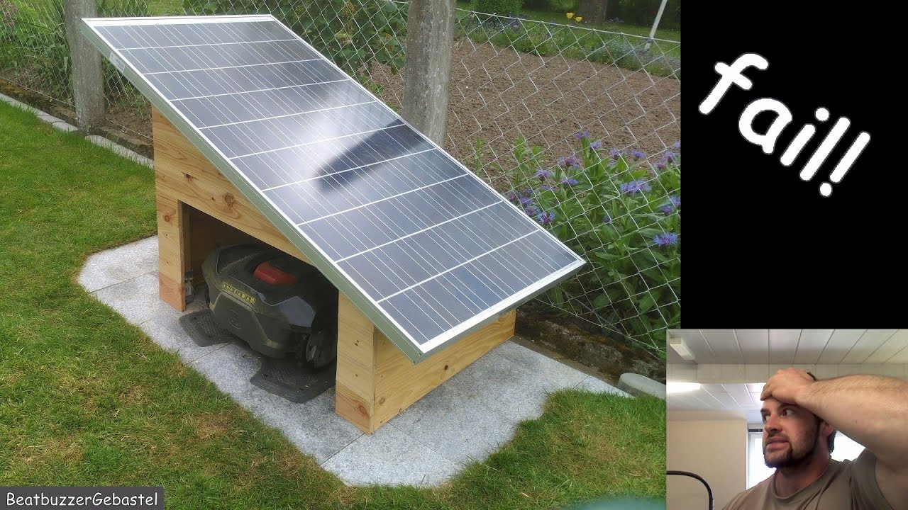 1v3 Mähroboter Hütte - neuer Glanz in altem Gewand