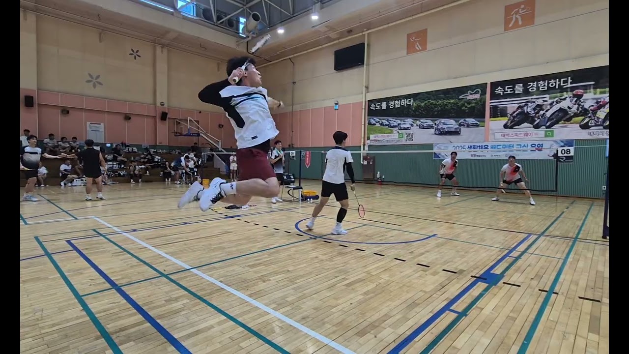 2025 태백 태백산배 전국배드민턴대회 남복 30 C1 감스 김진규 함현대 vs 박성진 정기휘 결승전