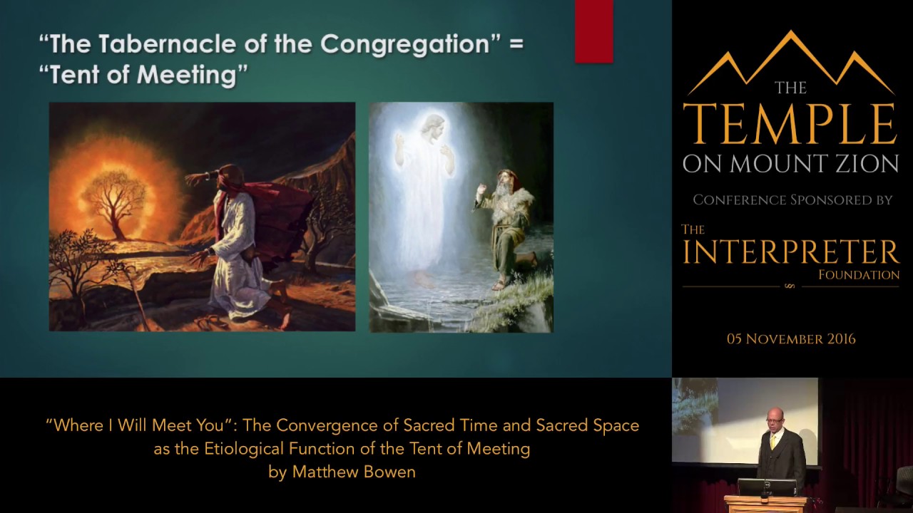 Matthew Bowen: &ldquo;Where I Will Meet You&rdquo;: The Convergence of Sacred Time and Sacred Space