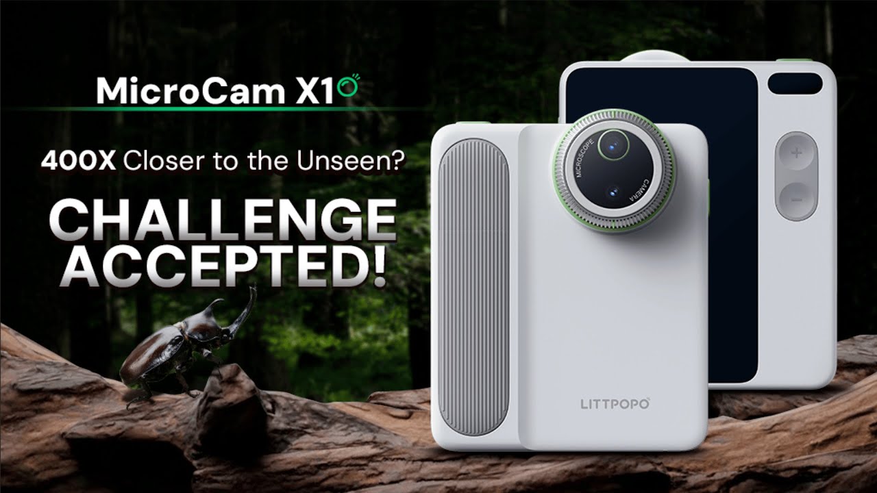 MicroCam X1：4K Pocket Microscope Camera for Outdoor Exploration