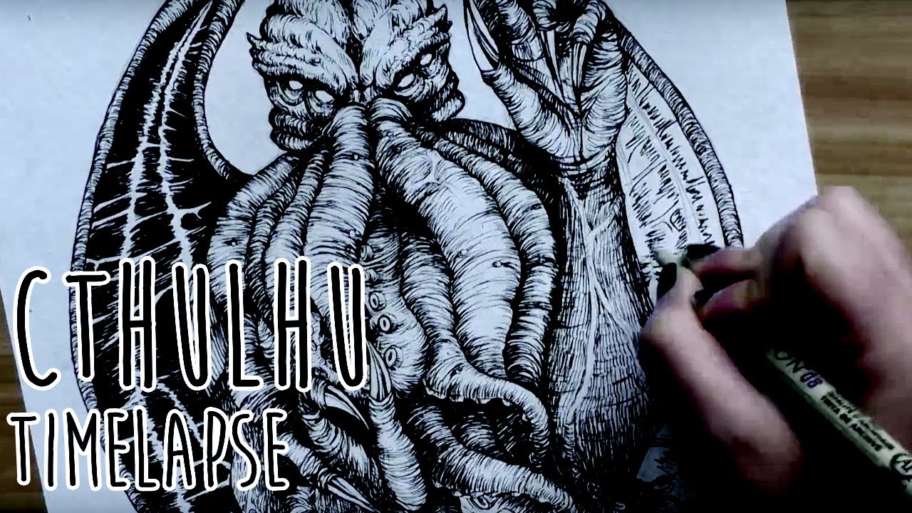 Cthulhu Myth | Timelapse Drawing