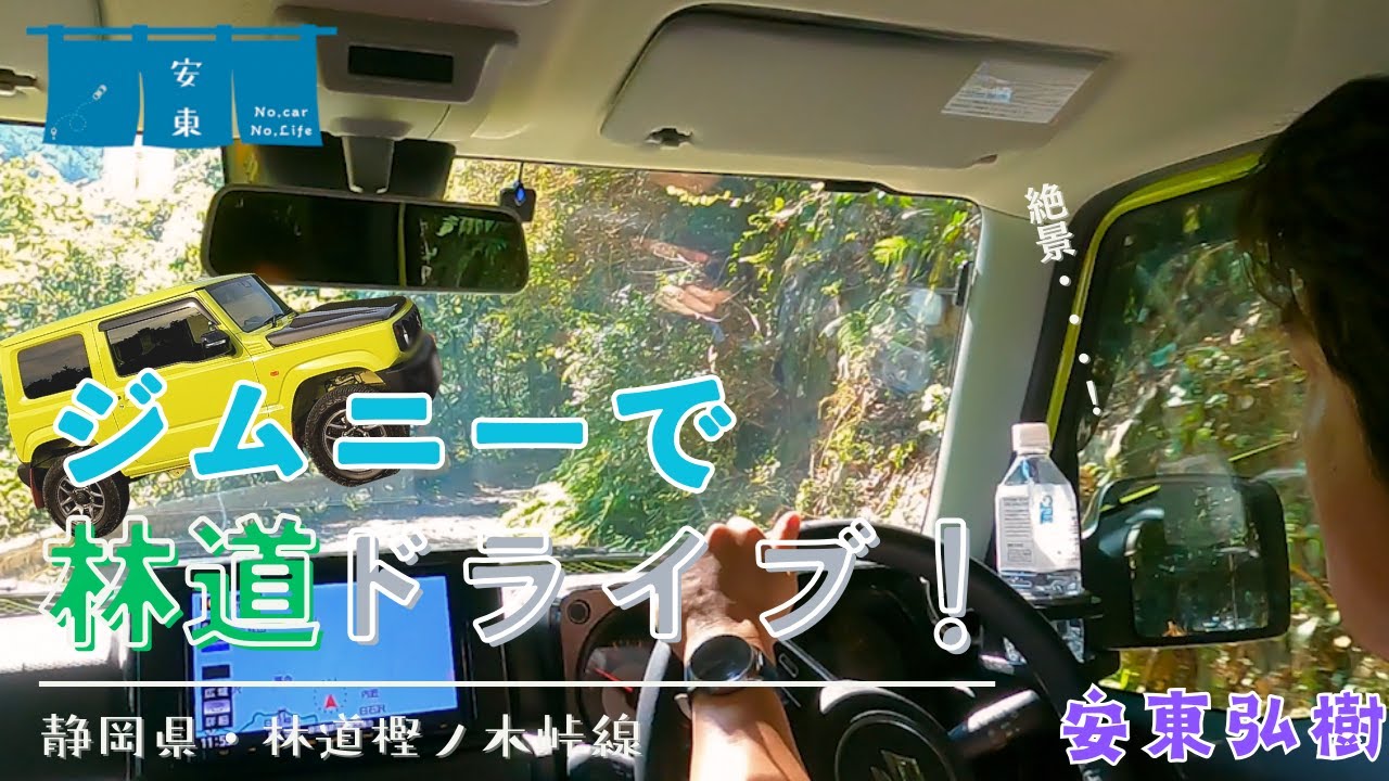 ジムニーで林道探訪！静岡県・林道樫ノ木峠線で絶景スポット発見？　#ジムニー #林道 #cars