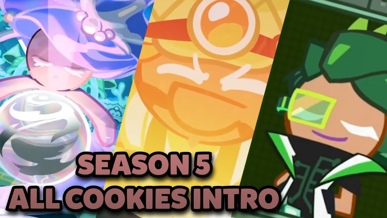ALL SEASON 5 COOKIES (Intro compilation) | Cookie Run OvenBreak