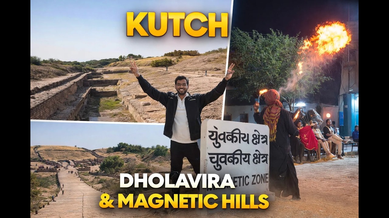 Exploring Unexplored Kutch 🇮🇳 | Dholavira Harappan Civilization & Magnetic Hills Mystery 😮