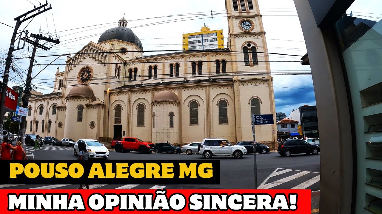 ASSIM SÃO as RUAS e o CENTRO da CIDADE de POUSO ALEGRE MG!
