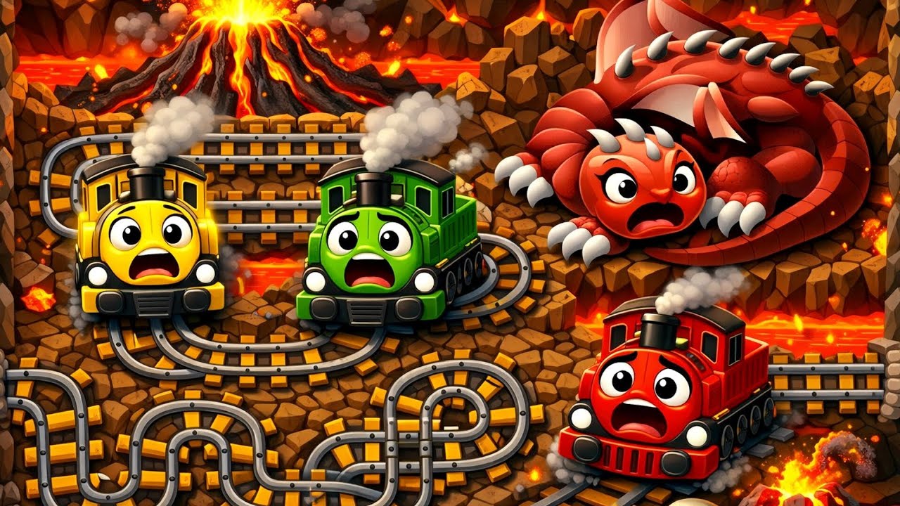🚂 Головоломка «Поезд-экспресс» (Уровень «Вулкан») | Геймплей на Android, Эпизод 634