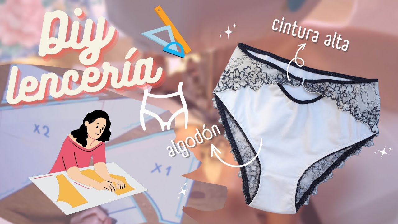 Tutorial de Patronaje y Confección: Cómo hacer una Panty de Tiro Alto | ¡Aprende a crear lencería!