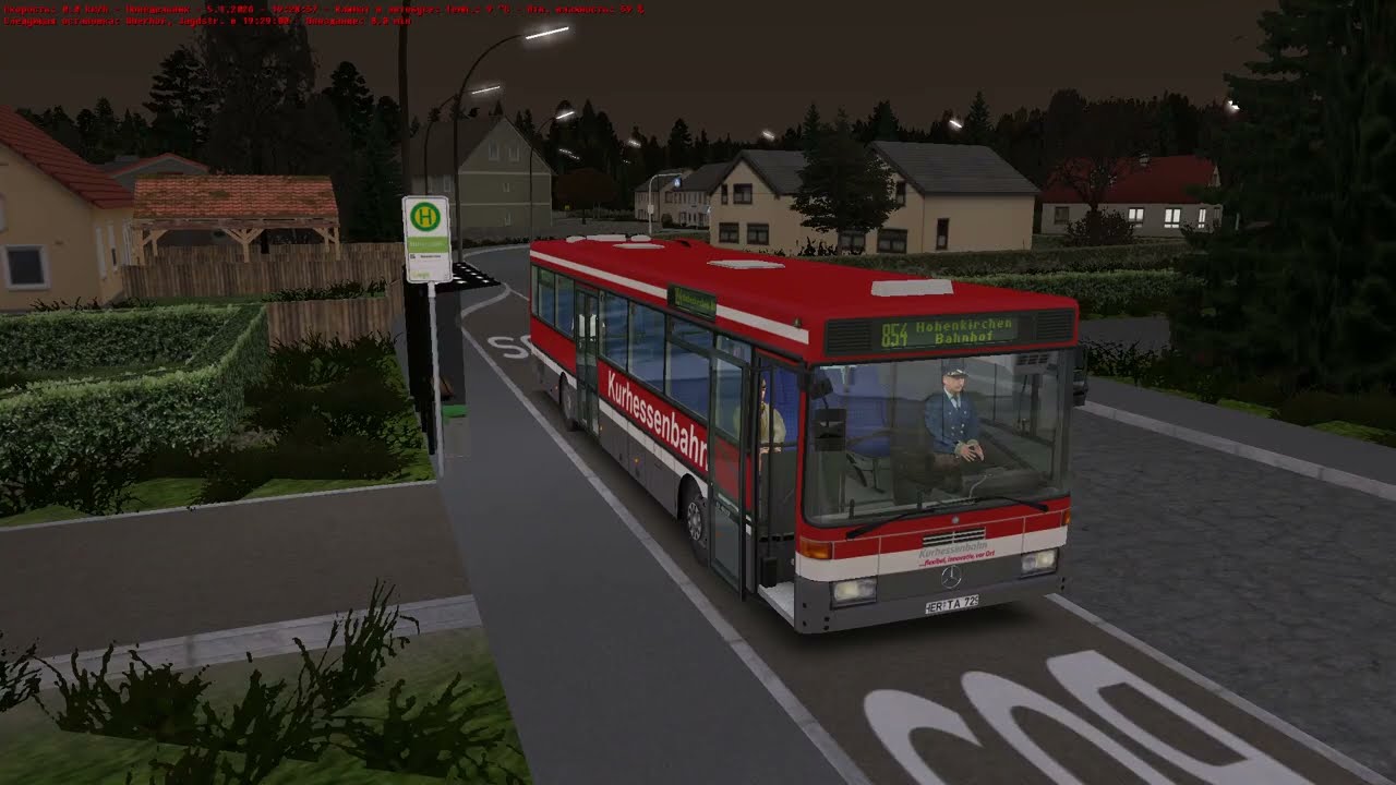 OMSI 2 Linie 854   Hohenkirchen   Obermaibach   Dürrhöhe   Krai   Oberhof