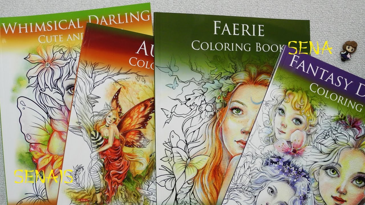 ПОКУПКИ раскраски ЖАННА ПРОСВИРИНА Faerie Autumn Whimsical Darling Coloring Book by Janna Prosvirina