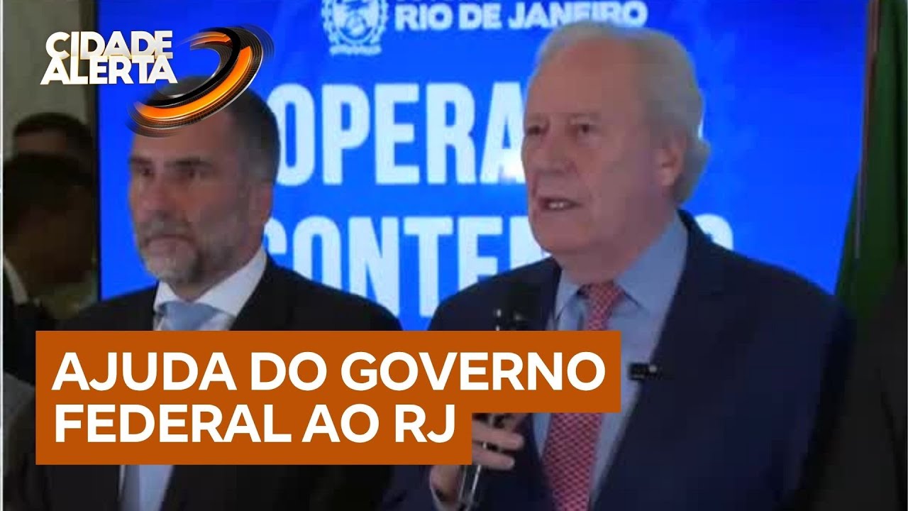 Ministro Ricardo Lewandowski anuncia medidas do governo federal para cooperar com o RJ