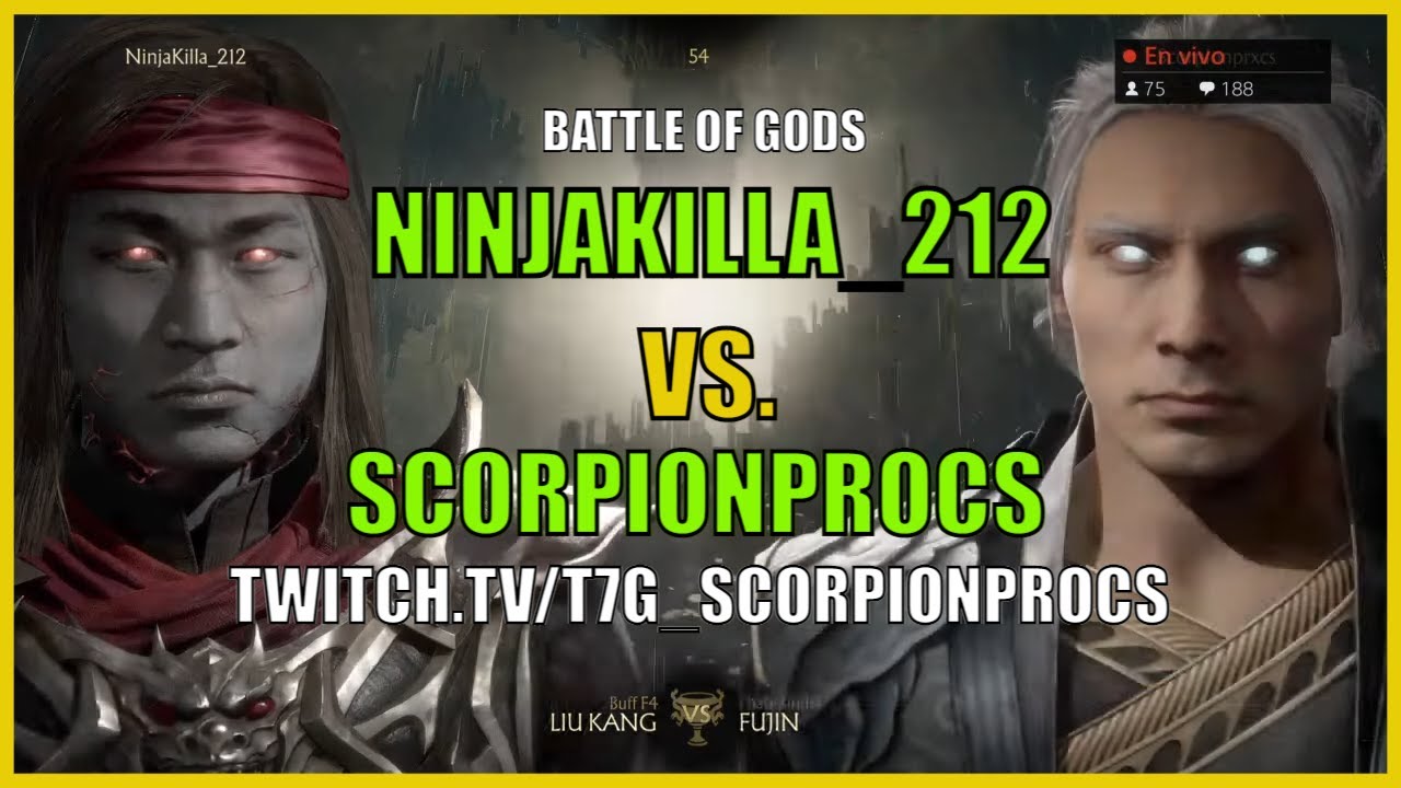 MK11: NINJAKILLA_212 VS SCORPIONPROCS - LIU KANG VS FUJIN - PRO GAMEPLAY