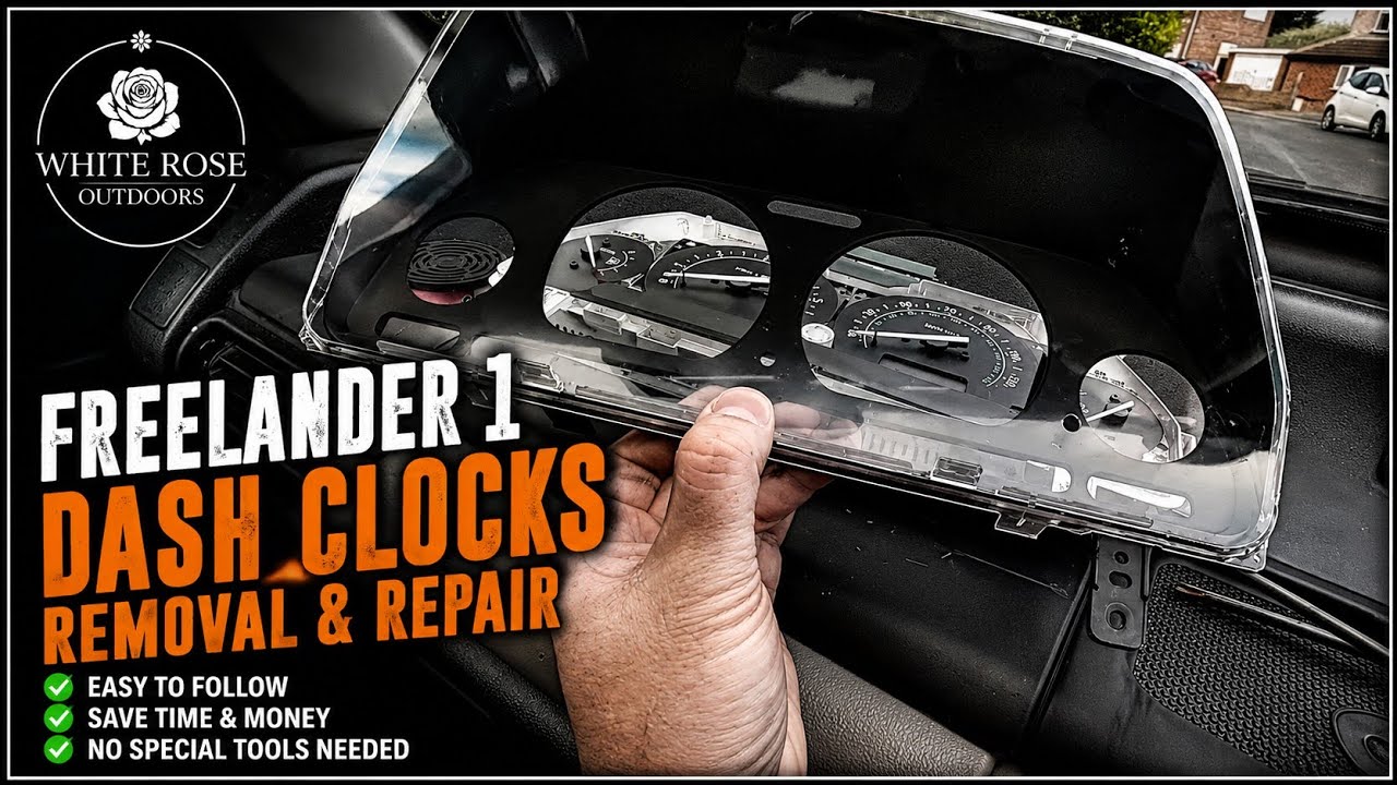 Freelander 1 Dash clocks removal and repair
