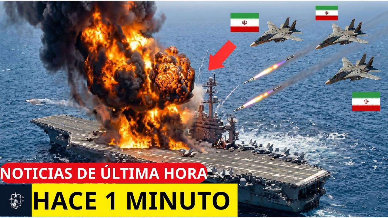 3 Cazas de Irán Bloquearon un Portaaviones de EE. UU. — Entonces el F-14 Cometió un Error Fatal