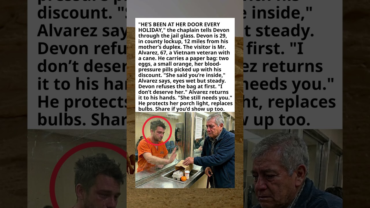 Prisoner Discovers Veteran Visits His Mother Every Holiday Morning