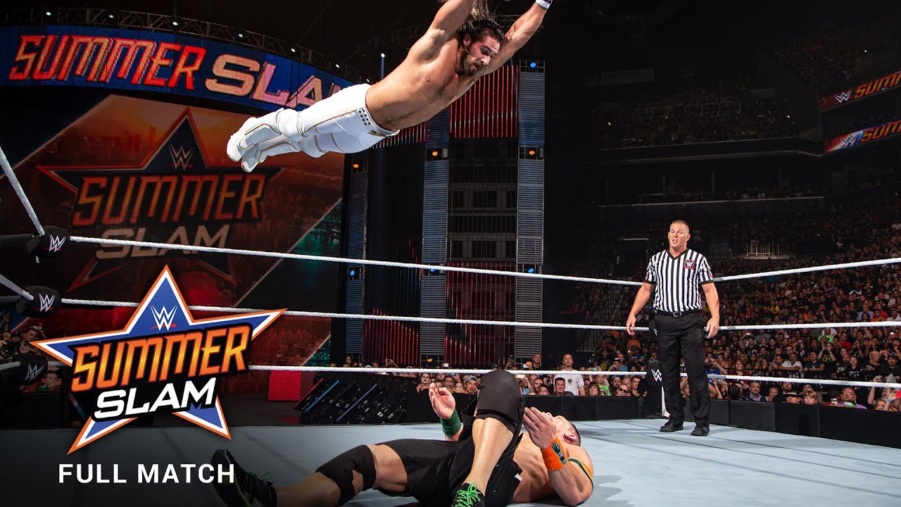 FULL MATCH - Seth Rollins vs. John Cena - WWE Title vs. United States Title Match: SummerSlam 2015