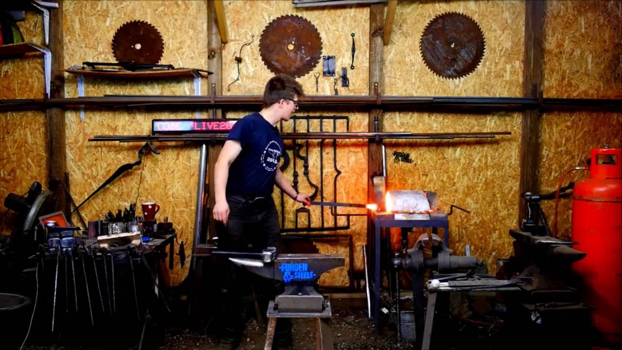 The Alec Steele Show Ep:6 Forging a Horse Head Belt Buckle