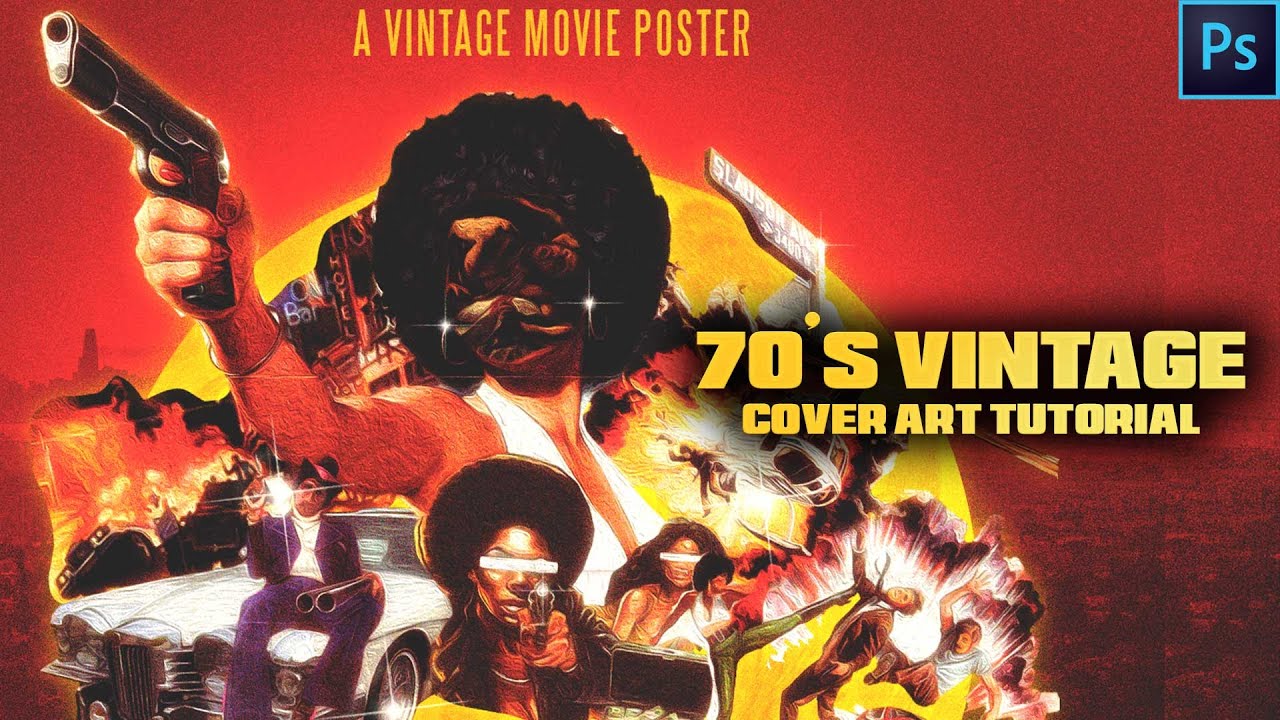 How To Create a Retro Album Cover | Photoshop Tutorial
