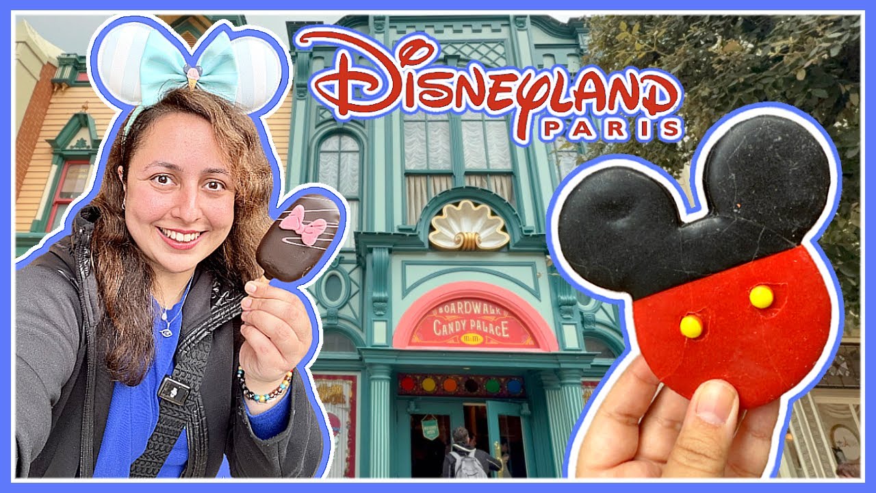 Disneyland Paris BIGGEST Candy Shop has REOPENED! Boardwalk Candy Palace Full Tour 2025
