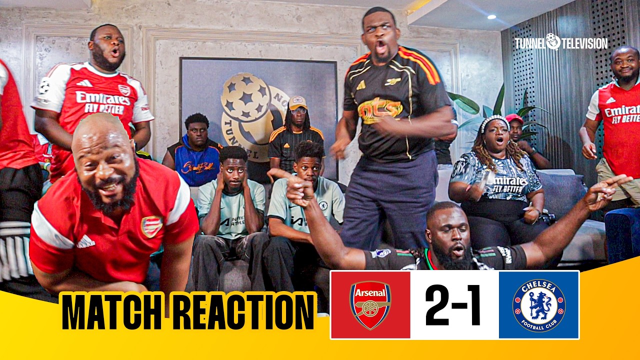 Arsenal 2-1 Chelsea | Full Fan Reactions | Saliba Hincapie Timber 