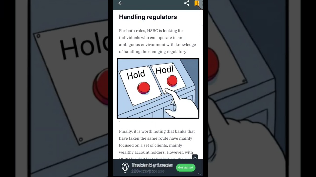 🚨Breaking: #HSBC Ready FOR CRYPTO!!🚨 #XDC #XRP #XLM #Crypto #FTX #Regulations #USDT #Shorts