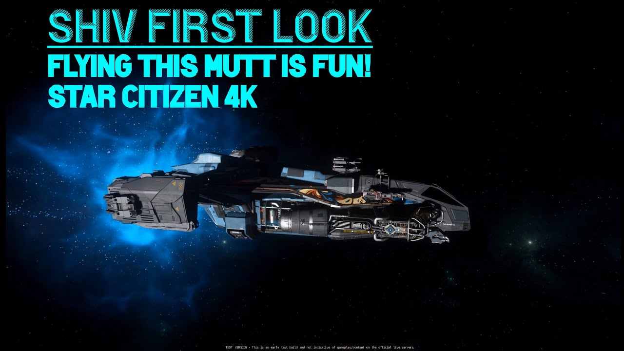 Шив Star Citizen ДИКИЙ КОРАБЛЬ Первый взгляд Star Citizen 4K