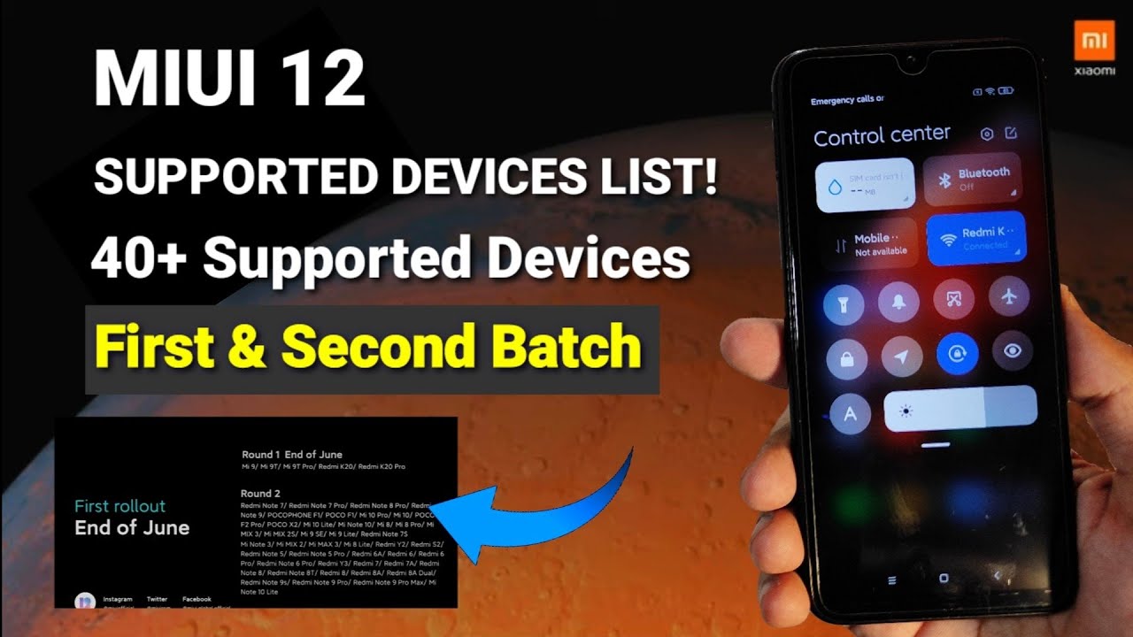 Miui 12 stable update supported devices list confirmed | Miui 12 release date in India