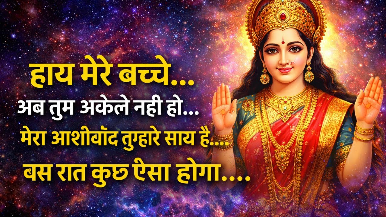11:11🕉 माता रानी 🕉 हे मेरे बच्चे तुम अकेले नहीं हो मेरा आशीर्वाद तुम्हारे साथ है✅MANGALMAY