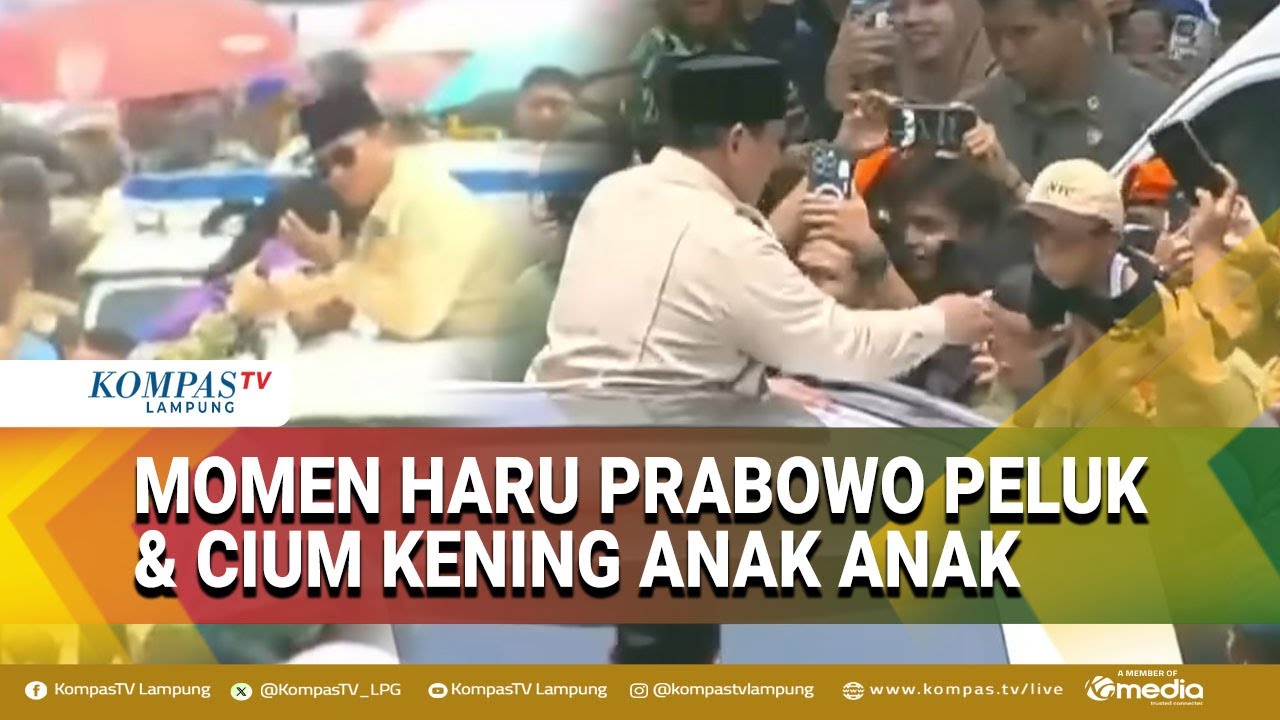 Momen Presiden Prabowo Salami Warga - Gendong Bayi Saat Hadiri HUT TNI di Monas