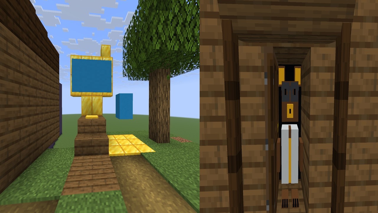 Строительство SBA в Minecraft, часть 13 (Сетевая машина + Медведь-учёный)