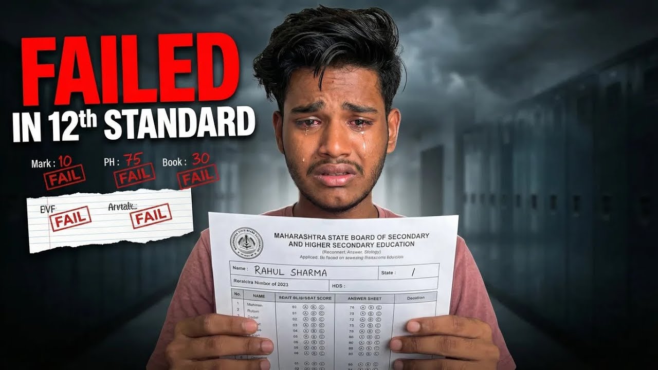 FAILED IN 12th STANDARD.......