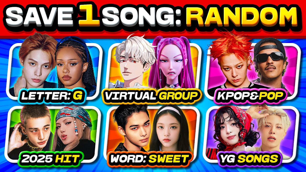 🎶 K-pop Random Rules: Save Only 1 Song! ✨🎲 ANSWER - KPOP QUIZ 🎧