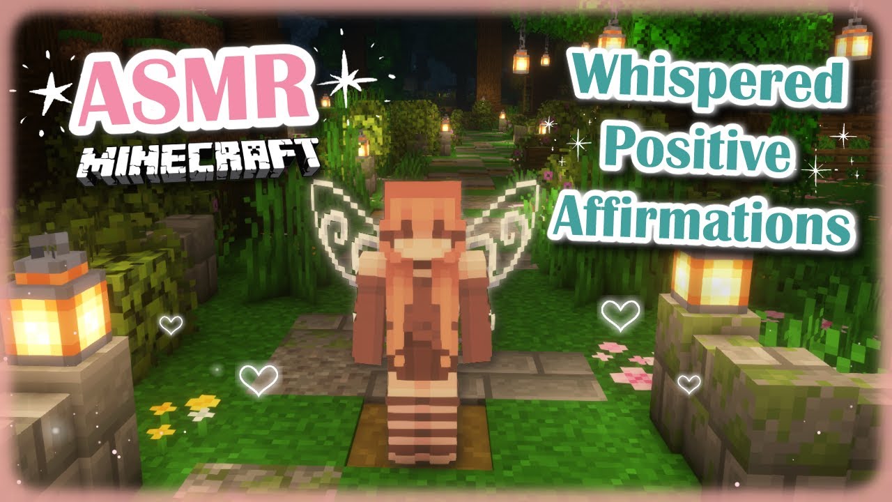 Minecraft ASMR ♡ – Whispered Positive Affirmations 🌸 | Calm & Relaxing 🌙