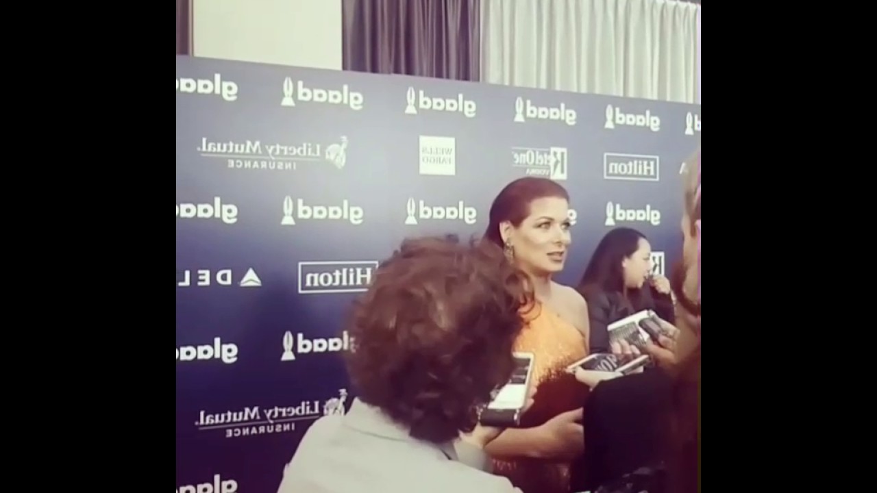 Debra Messing Nico Tortarella Glaad Awards
