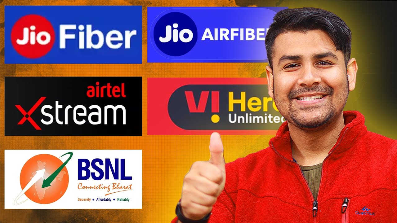 Cheapest Broadband Wifi Plans in India - Jio, Airtel, BSNL, Vi, Airfiber & Local