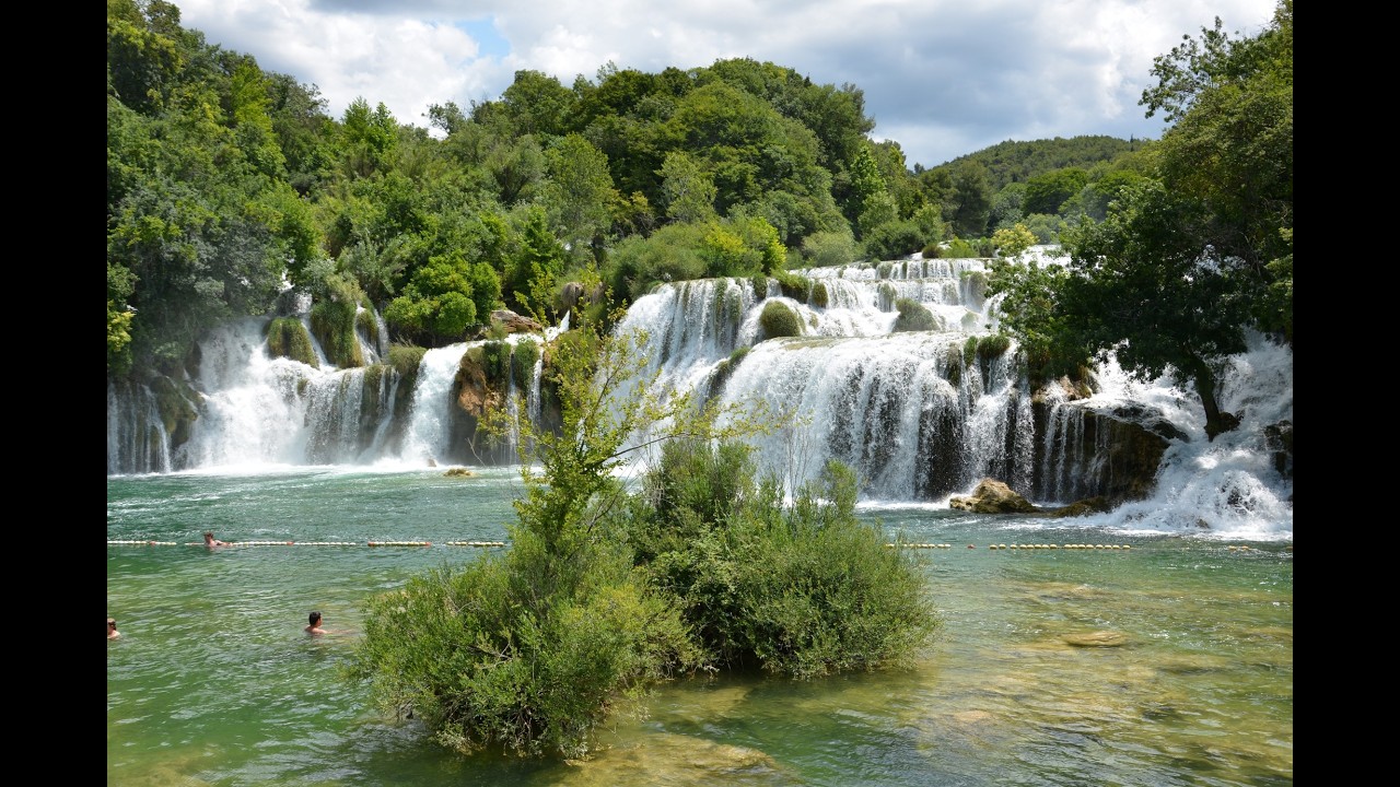 Ston die zweitlängste Mauer der Welt, Krka Wasserfälle