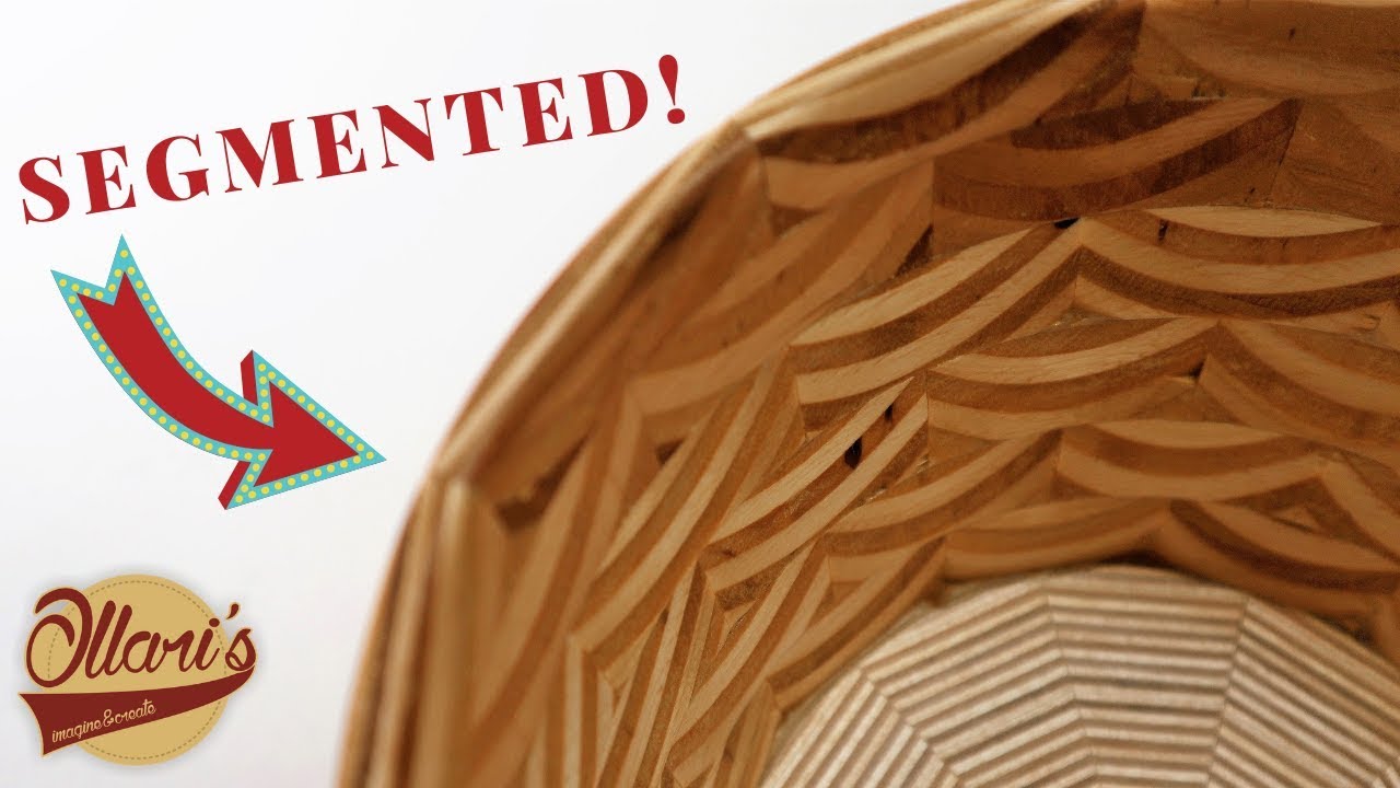 Making a Segmented Plywood bowl / Plywood bowl experiment #2