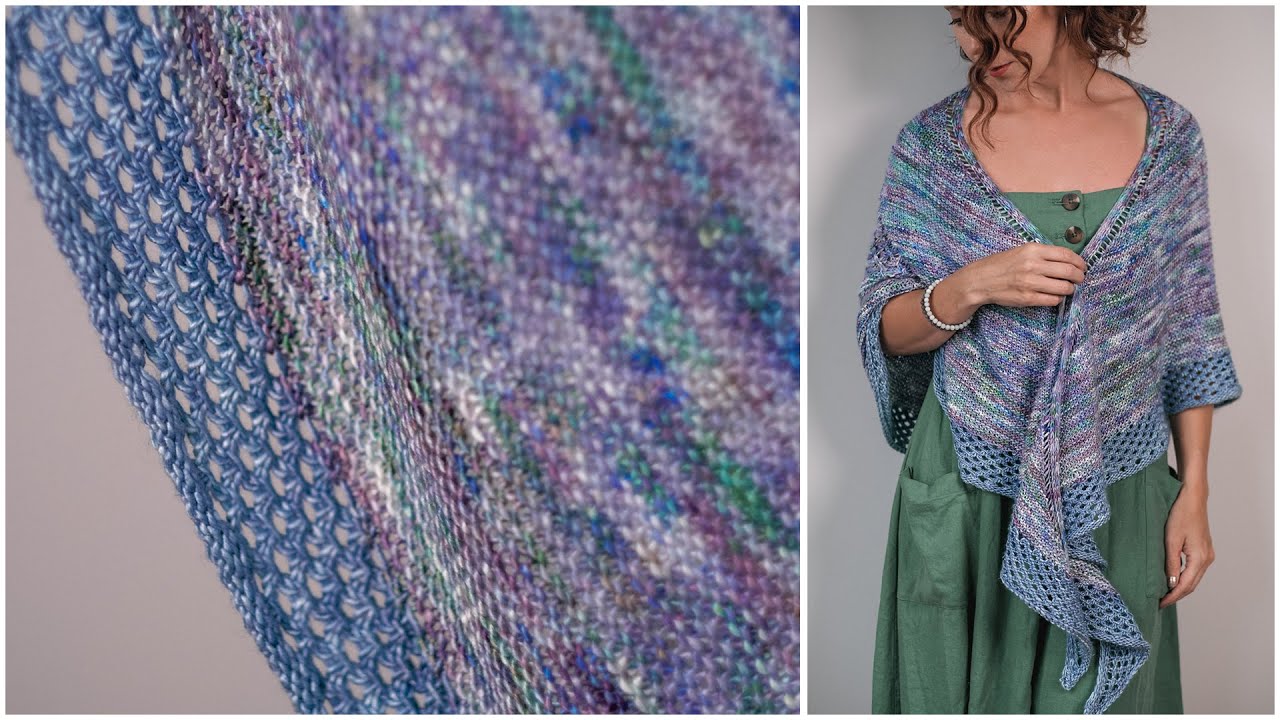 Baptisia - Knit a Gorgeous Garden Shawl! + Right Twist Stitch