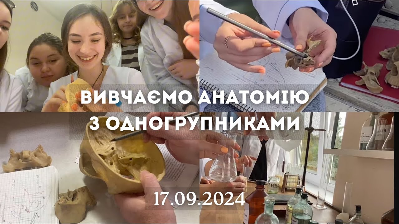 VLOG вивчаємо анатомію | лабораторні досліди з хімії