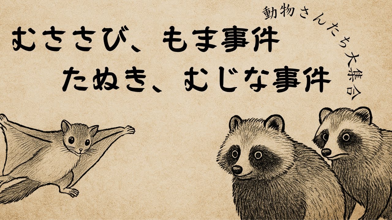 【むささび・もま事件】たぬき・むじな事件とどう違う？そもそも