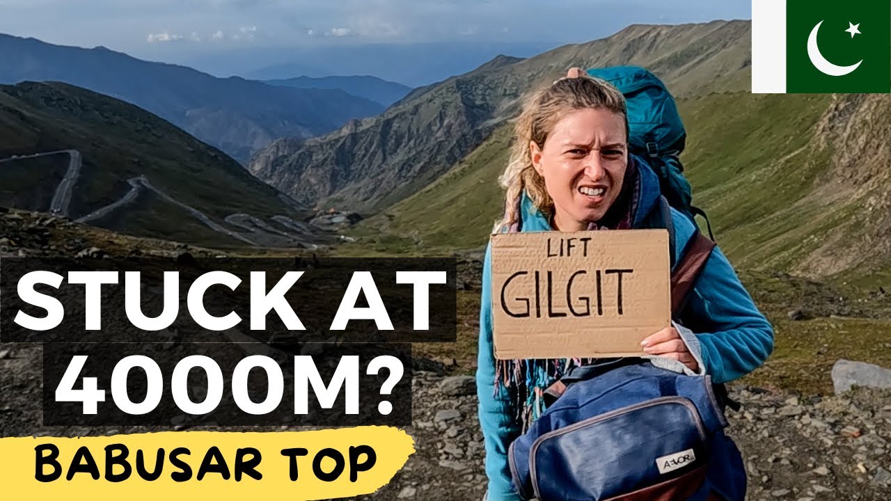 WE DID NOT EXPECT THIS! Hitichhiking from Babusar Top to Gilgit, Hunza Pakistan 🇵🇰