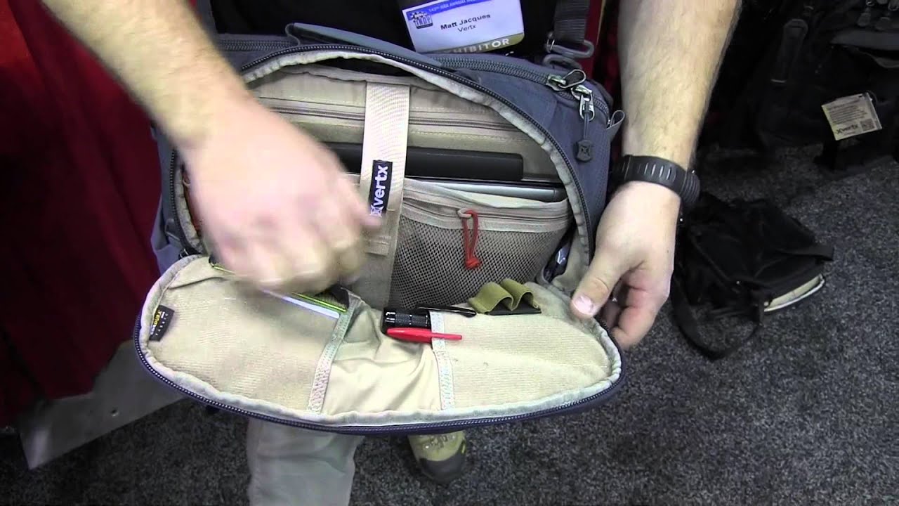 Matt Jacques breaks down the Vertx EDC Courier bag