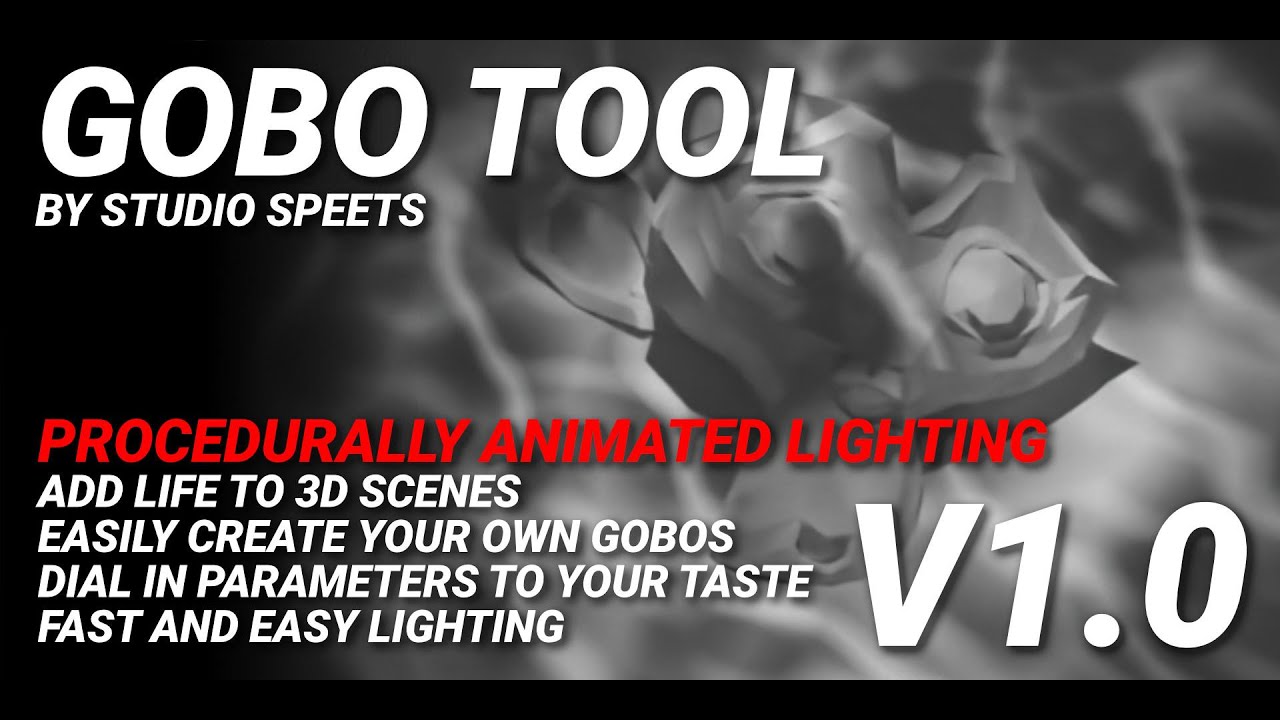 Create gobo lights in Blender with Gobo Tool | #b3d #blender #tutorial #blendertutorial #blender3d